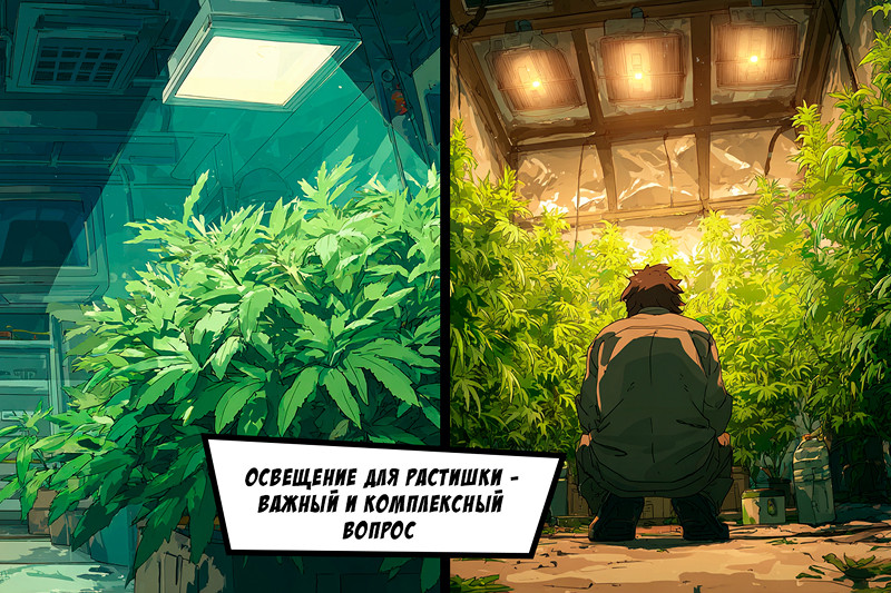 Освещение для растишки