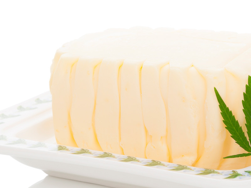 Сливочное масло с коноплей Масло с коноплей