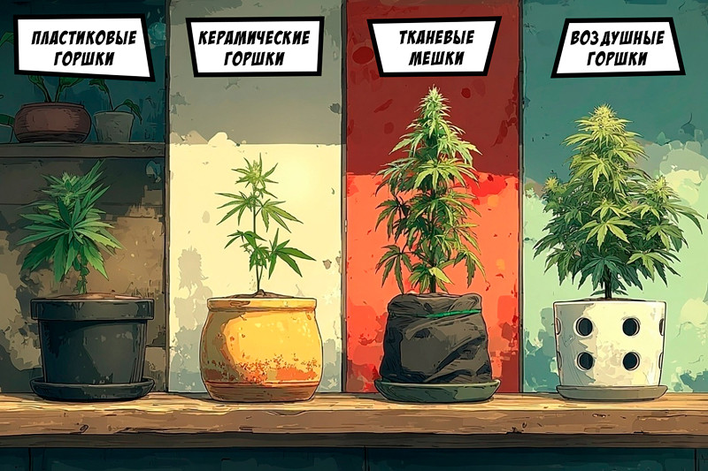 Горшок для конопли